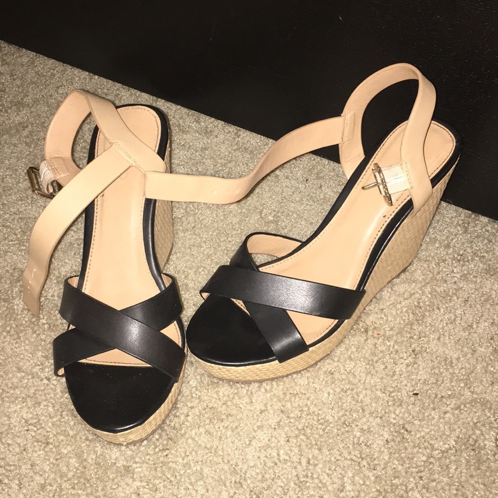 Black and Tan wedges